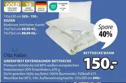 Jysk Otto Keller. GREENFIRST ENTENDAUNEN-BETTDECKE Angebot