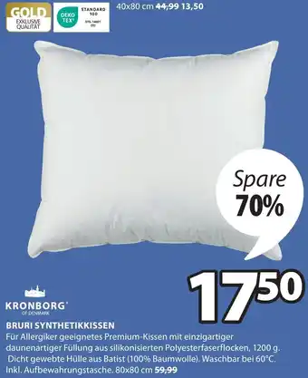 Jysk Bruri synthetikkissen KRONBORG Angebot