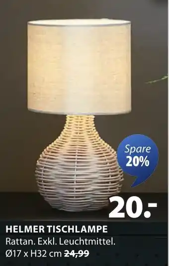 Jysk Helmer tischlampe Angebot