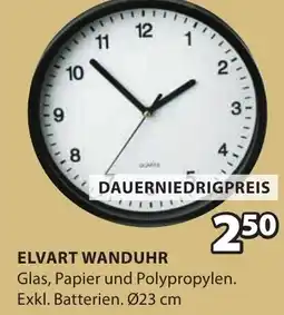 Jysk Elvart wanduhr Angebot