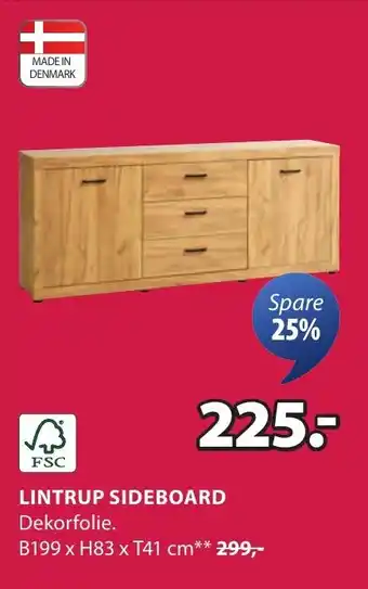 Jysk Lintrup sideboard Angebot