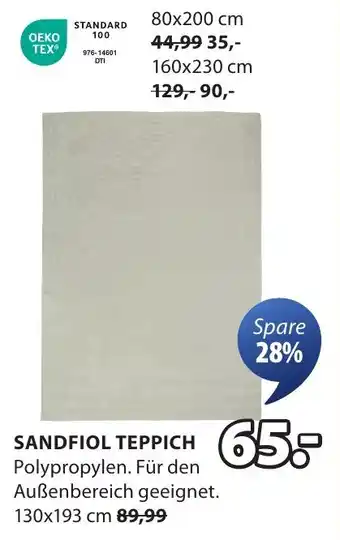 Jysk Sandfiol teppich Angebot