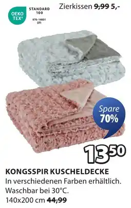 Jysk Kongsspir kuscheldecke Angebot