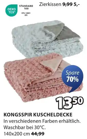 Jysk Kongsspir kuscheldecke Angebot