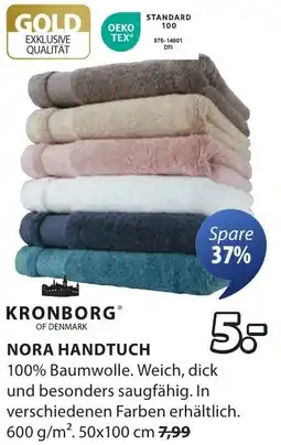 Jysk Nora handtuch KRONBORG Angebot