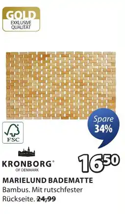 Jysk Marielund badematte KRONBORG Angebot