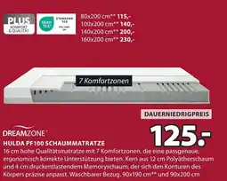 Jysk Hulda pf100 schaummatratze DREAMZONE Angebot