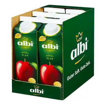 Netto Marken-Discount albi Apfelsaft klar 1 Liter, 6er Pack Angebot