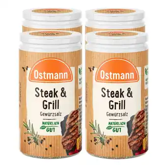 Netto Marken-Discount Ostmann Steak & Grill Gewürzsalz Streuer 60 g, 4er Pack Angebot