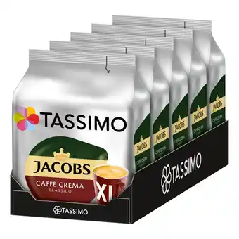 Netto Marken-Discount Jacobs Tassimo Caffè Crema Classico XL 16 Kapseln 163,8 g, 5er Pack Angebot