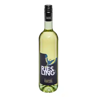 Netto Marken-Discount Edition Valentin Vogel Riesling Qualitätswein trocken 12,0 % vol 0,75 Liter - Inhalt: 6 Flaschen Angebot