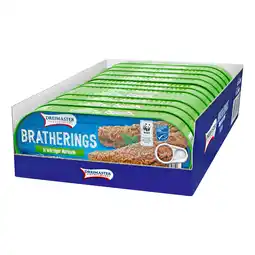 Netto Marken-Discount Dreimaster Bratheringsfilet 200 g Abtropfgewicht, 12er Pack Angebot