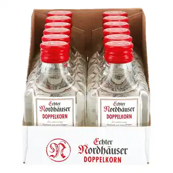 Netto Marken-Discount Echter Nordhäuser Doppelkorn 38,0 % vol 100 ml, 12er Pack Angebot