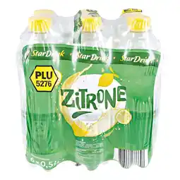 Netto Marken-Discount Stardrink Zitronenlimonade 0,5 Liter, 6er Pack - Inhalt: 2 Flaschen Angebot