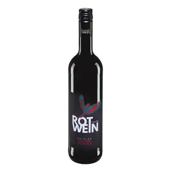 Netto Marken-Discount Edition Valentin Vogel Rotwein Qualitätswein trocken 13,0 % vol 0,75 Liter - Inhalt: 6 Flaschen Angebot