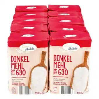 Netto Marken-Discount Kornmühle Dinkelmehl T630 1 kg, 10er Pack Angebot