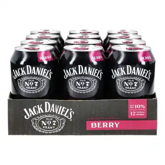 Netto Marken-Discount Jack Daniel's Whiskey & Berry Mixgetränk 10,0 % vol 0,33 Liter Dose, 12er Pack Angebot