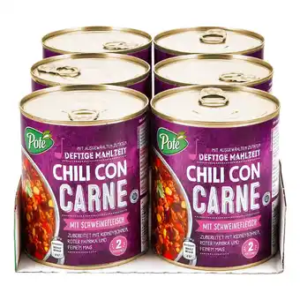 Netto Marken-Discount Pote Chili con Carne 800 g, 6er Pack Angebot