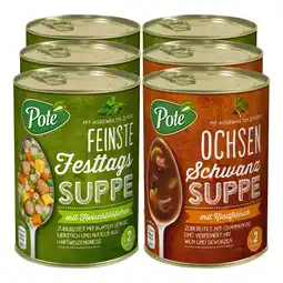 Netto Marken-Discount Pote Delikatess Suppe 400 ml, verschiedene Sorten, 6er Pack Angebot