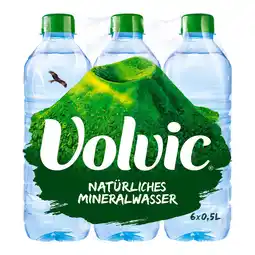 Netto Marken-Discount Volvic Mineralwasser Naturelle 0,5 Liter, 6er Pack - Inhalt: 2 Flaschen Angebot