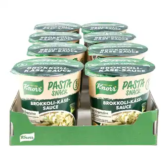 Netto Marken-Discount Knorr Snack Becher Pasta in Brokkoli-Käse-Sauce 62 g, 8er Pack Angebot