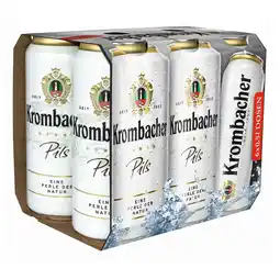 Netto Marken-Discount Krombacher Pils 4,8 % vol 0,5 Liter Dose, 6er Pack - Inhalt: 3 Flaschen Angebot