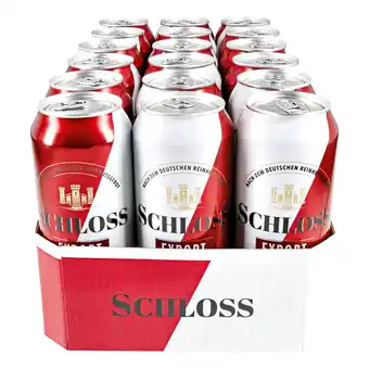 Netto Marken-Discount Schloss Export 5,2 % vol 0,5 Liter Dose, 18er Pack - Inhalt: 2 Flaschen Angebot