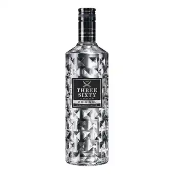 Netto Marken-Discount Three Sixty Vodka 37,5 % vol 0,7 Liter - Inhalt: 3 Flaschen Angebot