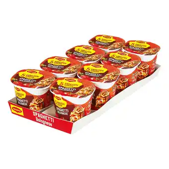 Netto Marken-Discount Maggi 5 Minuten Terrine Spaghetti Bolognese 60 g, 8er Pack Angebot