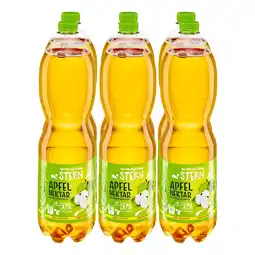 Netto Marken-Discount Fruchtstern Apfel-Nektar 1,5 Liter, 6er Pack - Inhalt: 2 Flaschen Angebot