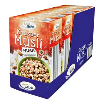 Netto Marken-Discount Kornmühle Knusper Nuss Müsli 600 g, 5er Pack Angebot