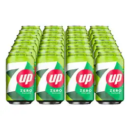 Netto Marken-Discount Seven Up Lemon & Lime Zero 0,33 Liter, 24er Pack Angebot