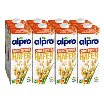 Netto Marken-Discount Alpro Haferdrink ohne Zucker 1 Liter, 8er Pack Angebot