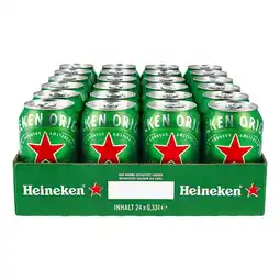 Netto Marken-Discount Heineken 5,0 % vol 0,33 Liter Dose, 24er Pack Angebot