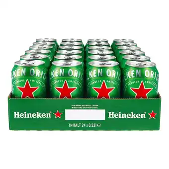 Netto Marken-Discount Heineken 5,0 % vol 0,33 Liter Dose, 24er Pack Angebot