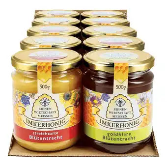 Netto Marken-Discount Bienenwirtschaft Meissen Imkerhonig 500 g, verschiedene Sorten, 10er Pack Angebot