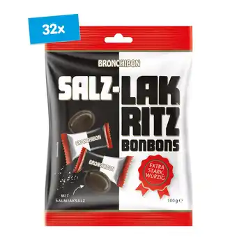 Netto Marken-Discount Bronchibon Salz-Lakritz Bonbons 100 g, 32er Pack Angebot