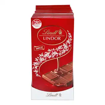 Netto Marken-Discount Lindt Lindor Milch Tafel 100 g, 12er Pack Angebot