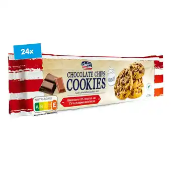 Netto Marken-Discount American Style Chocolate Cookies 225 g, 24er Pack Angebot