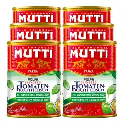 Netto Marken-Discount Mutti Polpa Feinstes Tomantefruchtfleisch gehackt mit Basilikum 400 g, 6er Pack Angebot