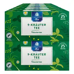 Netto Marken-Discount Captains Tea 9 Kräuter Tee 50 g, 12er Pack Angebot