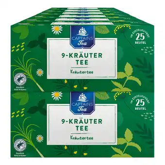 Netto Marken-Discount Captains Tea 9 Kräuter Tee 50 g, 12er Pack Angebot