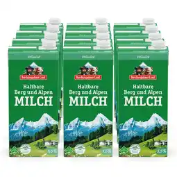 Netto Marken-Discount Berchtesgadener Land H-Milch 3,5% 1 Liter, 12er Pack Angebot