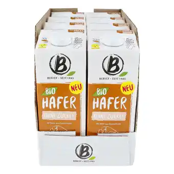 Netto Marken-Discount Berief Bio Hafer ohne Zucker Drink 1 Liter, 8er Pack Angebot