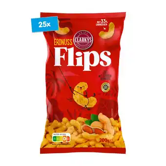 Netto Marken-Discount Clarkys Erdnussflips 200 g, 25er Pack Angebot