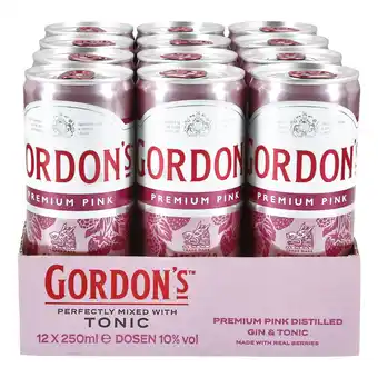 Netto Marken-Discount Gordon's Premium Pink & Tonic 10,0 % vol 0,25 Liter Dose, 12er Pack Angebot