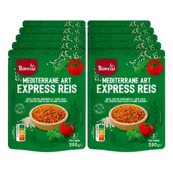 Netto Marken-Discount Bonrisi Expressreis Mediterran 250 g, 10er Pack Angebot