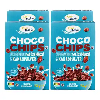 Netto Marken-Discount Kornmühle Schoko Chips 750 g, 4er Pack Angebot