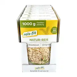 Netto Marken-Discount reis-fit Natur Reis 1 kg, 7er Pack Angebot