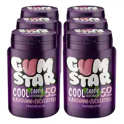 Netto Marken-Discount Gumstar Cool Cassis Kaugummi 50 Stück, 6er Pack Angebot